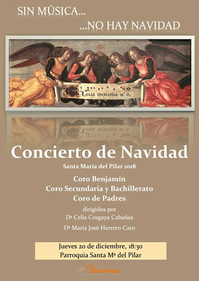 Cartel concierto Sin Música no hay Navidad