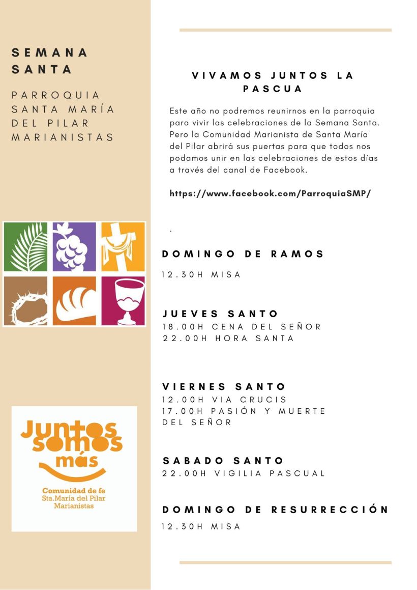 Horario Semana Santa 2020